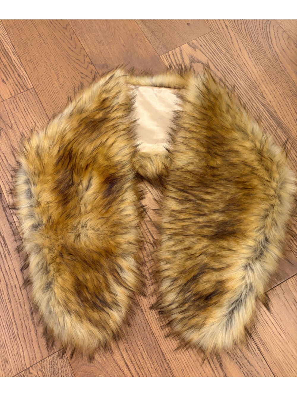Goldie Faux Fur Trim in Golden and Brown Tones